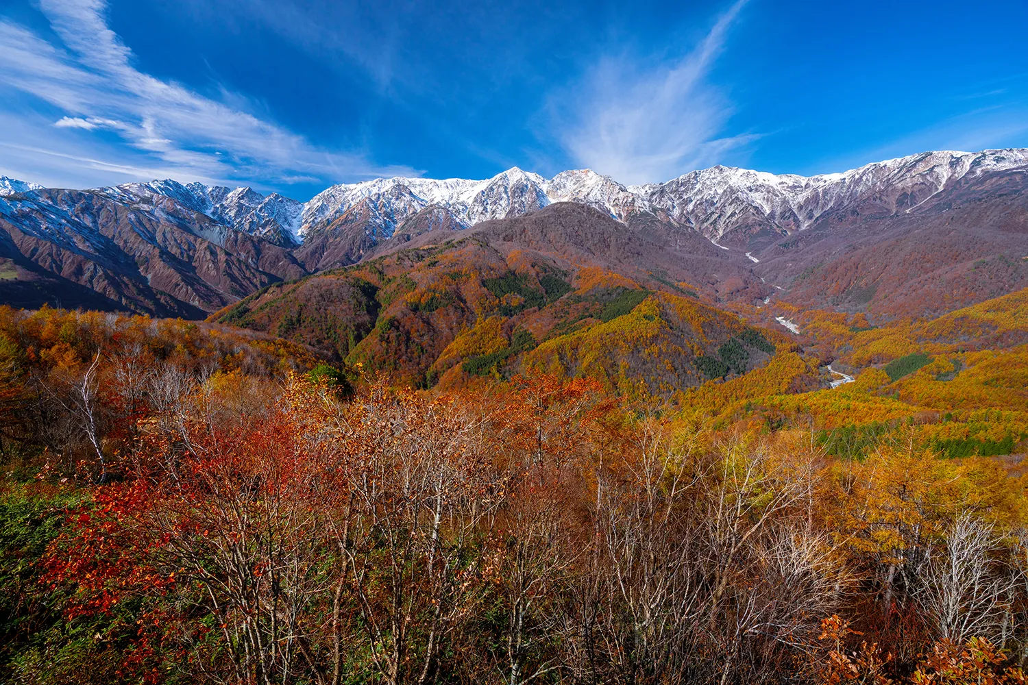 白馬 岩岳晴嵐